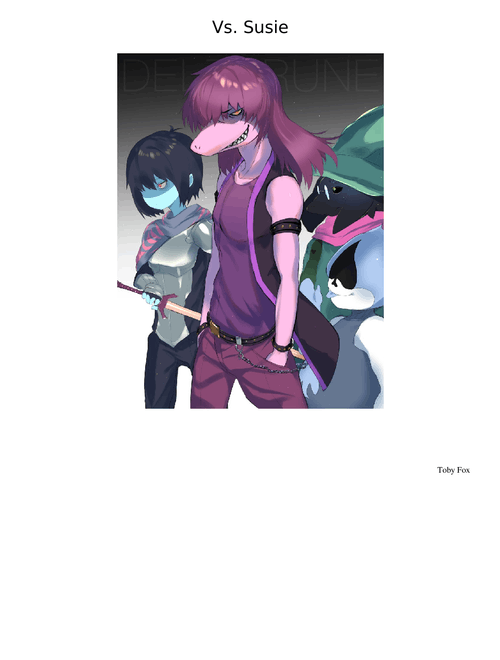 Vs. Susie - Deltarune