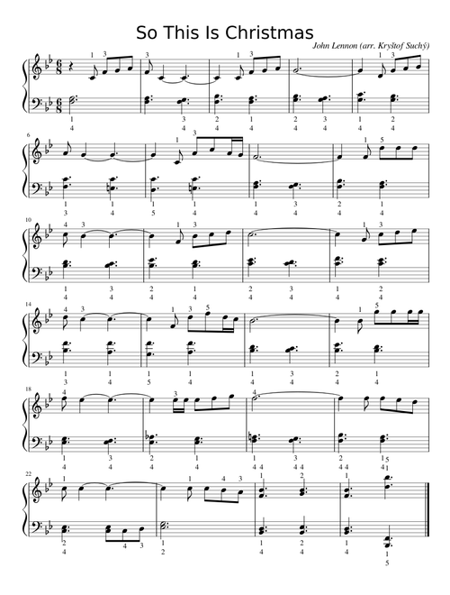 So This Is Christmas - John Lennon