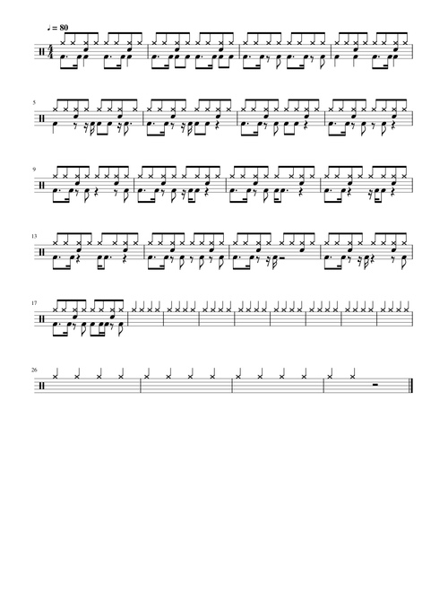 16th Note Drum Fills Practice