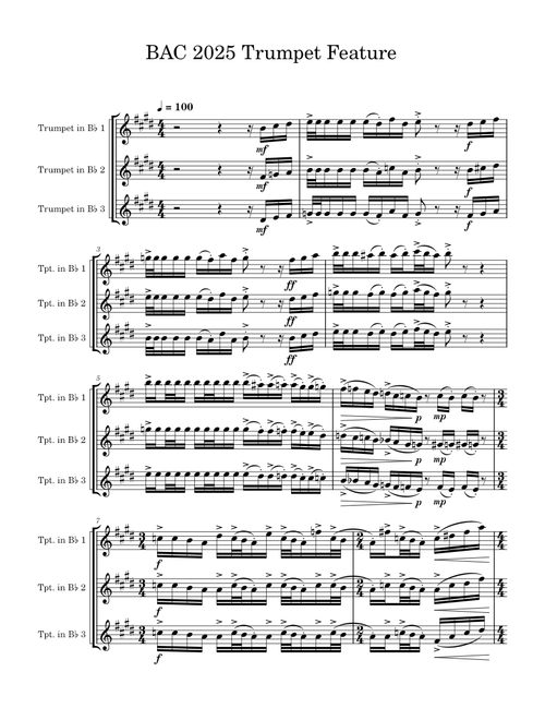 BAC 2025 trumpet feature "Boom"