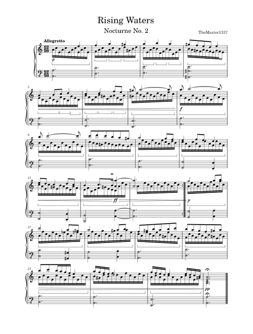 Rising Waters - Nocturne in A Minor