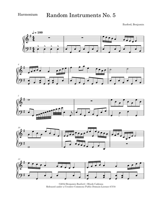 Random Instruments No. 5