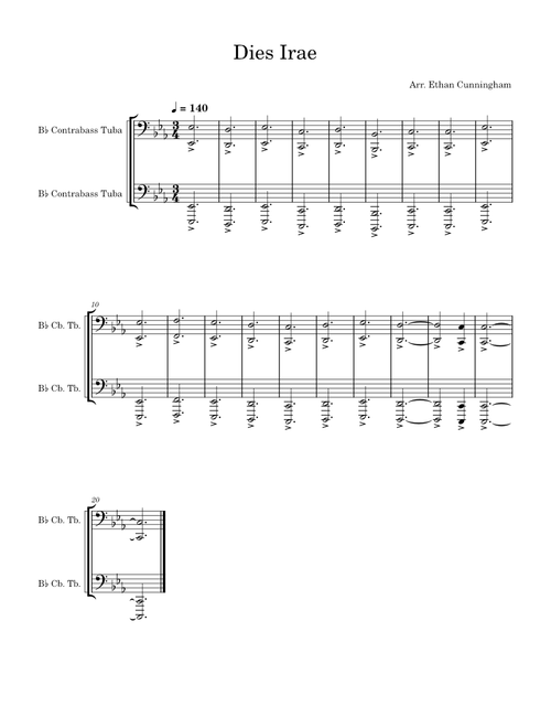 Dies Irae – unknown composer Dies Irae