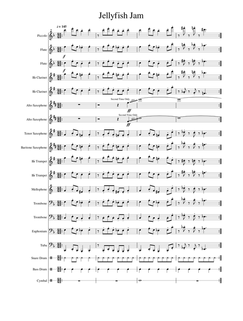 JellyFish Jam Band Arrangement