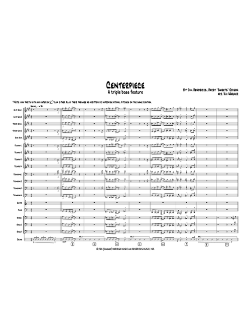 Centerpiece (Arr. Kai Wagner) - Harry "Sweets" Edison (Jazz Ensemble)