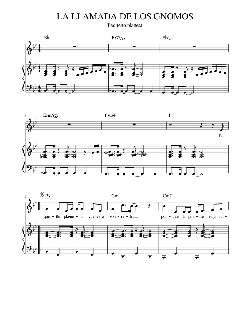 Pequeño - piano tutorial