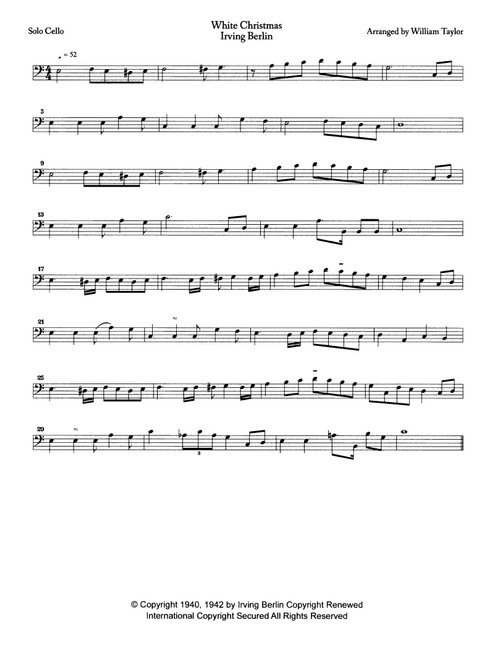White Christmas (Arr. William Taylor) - Dave Koz & Kelly Sweet (Cello Solo)