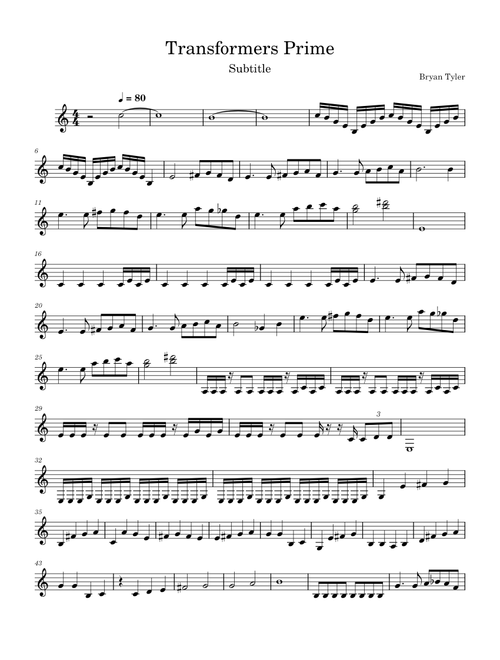 Transformers Prime Main Theme – Brian Allen Transformers Prime