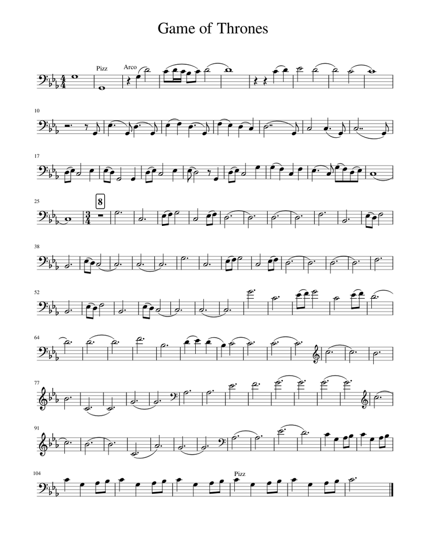 game-of-thrones-sheet-music-for-cello-solo-musescore