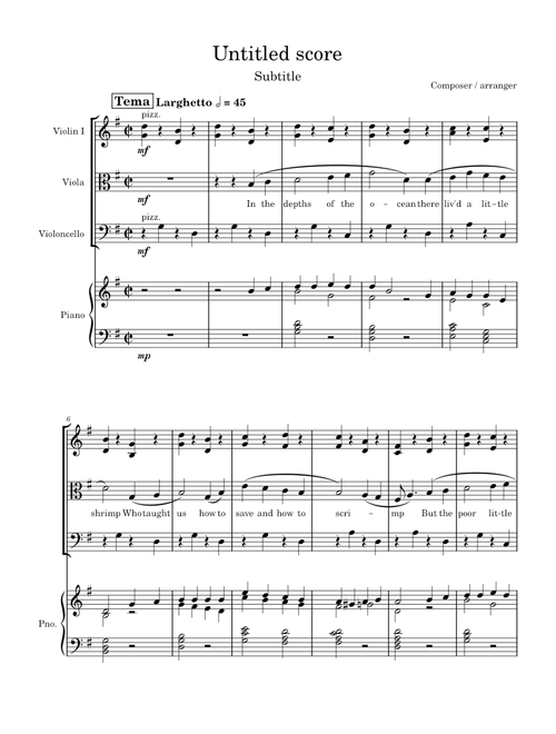 Piano Quartet in B Minor "Shrimp", ZV 164 - II: Larghetto