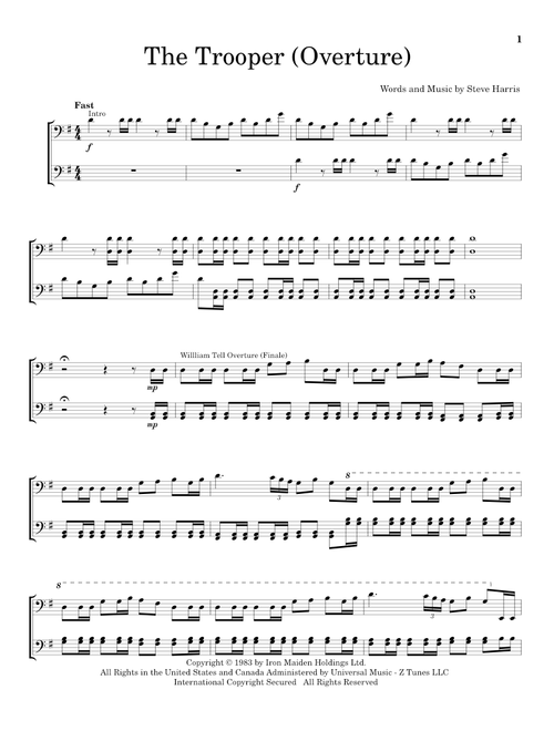 The Trooper - 2Cellos, Iron Maiden (Cello Duet)
