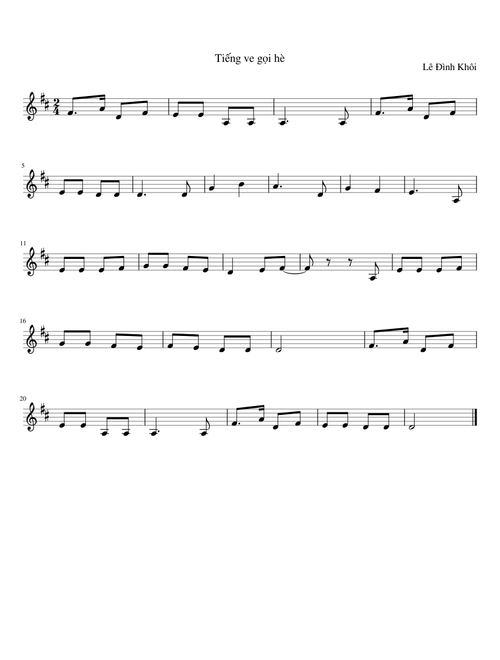 Tiếng ve gọi hè