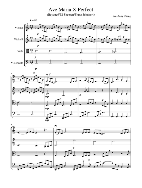 Ave Maria X Perfect (Beyoncé/Franz Schubert/Ed Sheeran)