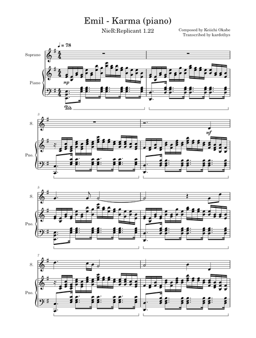 Emil - Karma ver 1.22 (piano)