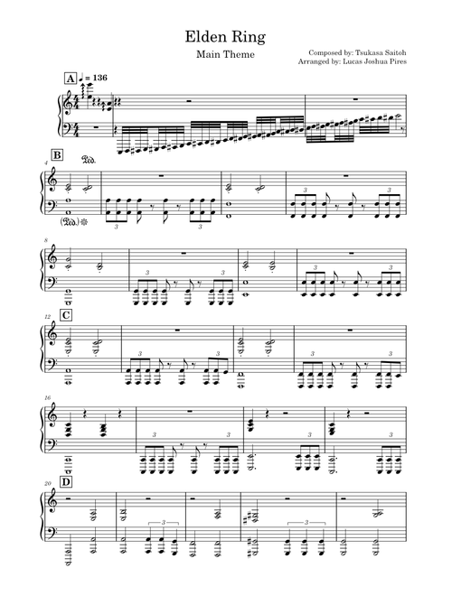 Elden Ring - Main Theme - Tsukasa Saitoh