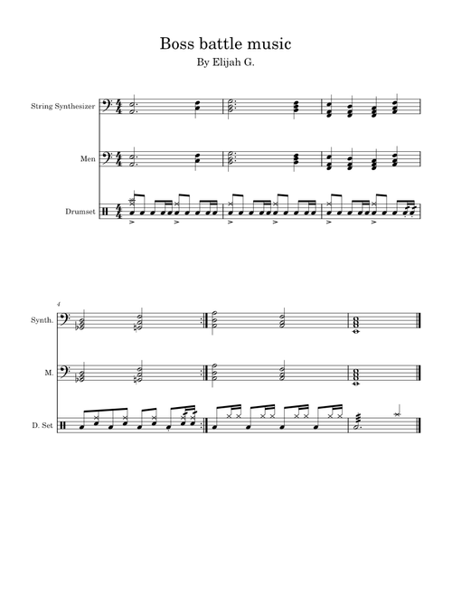 Boss battle music