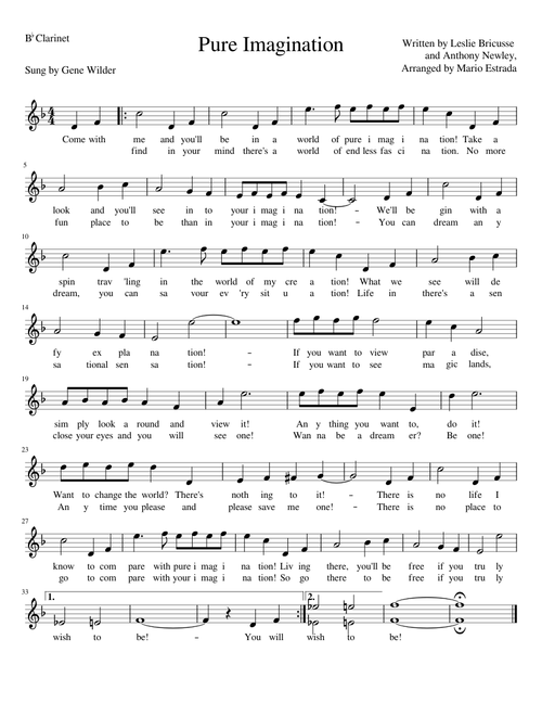 Clarinet fun and stuff sheet music by el.kay | Play, print