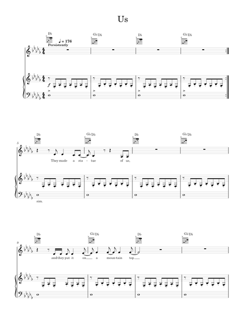 Us - Regina Spektor (Piano-Voice-Guitar)