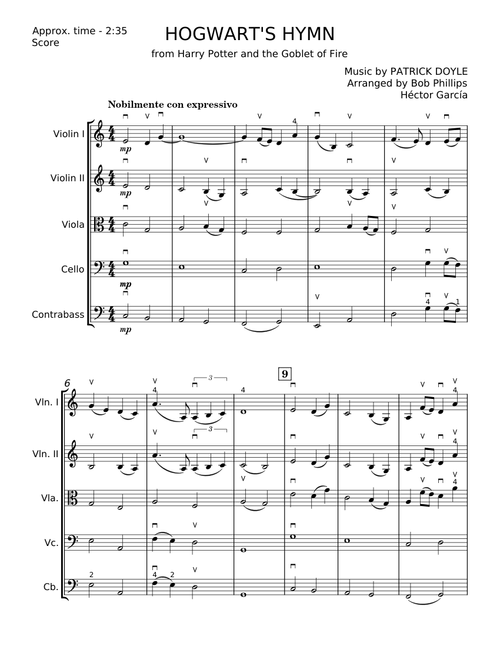 Hogwarts' March - Patrick Doyle