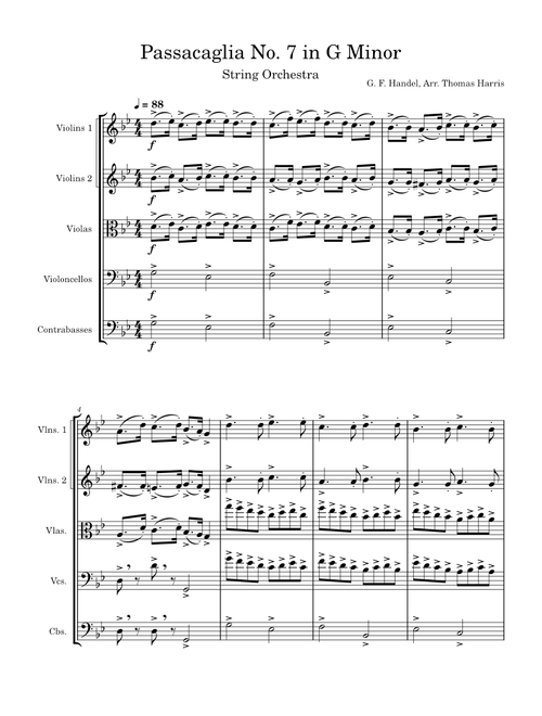 Passacaglia – Georg Friedrich Händel