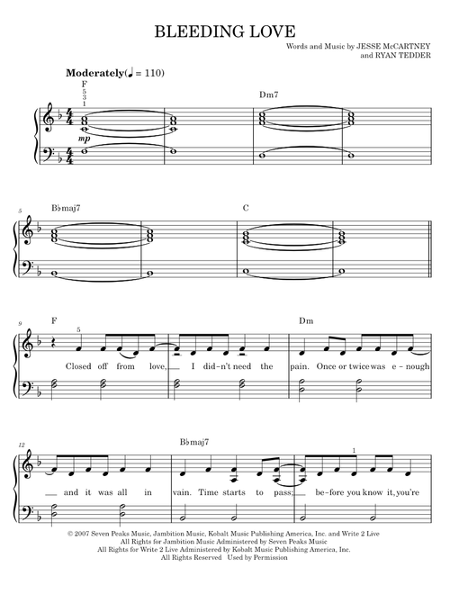 Bleeding Love - Jesse McCartney, Leona Lewis