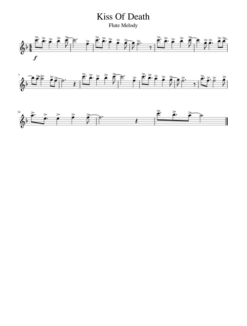 Kiss Of Death - Flute Melody
