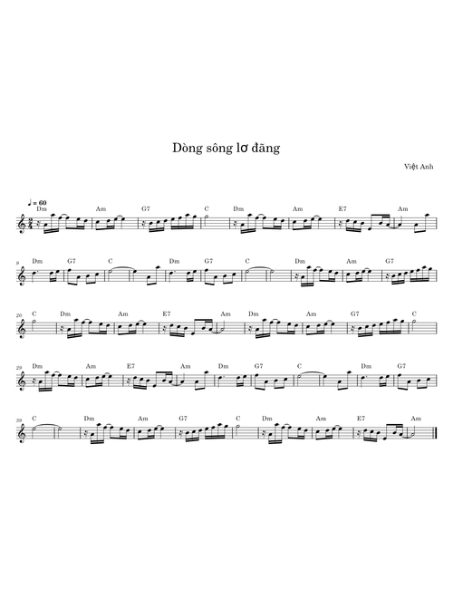 Dòng sông lơ đãng - Việt Anh