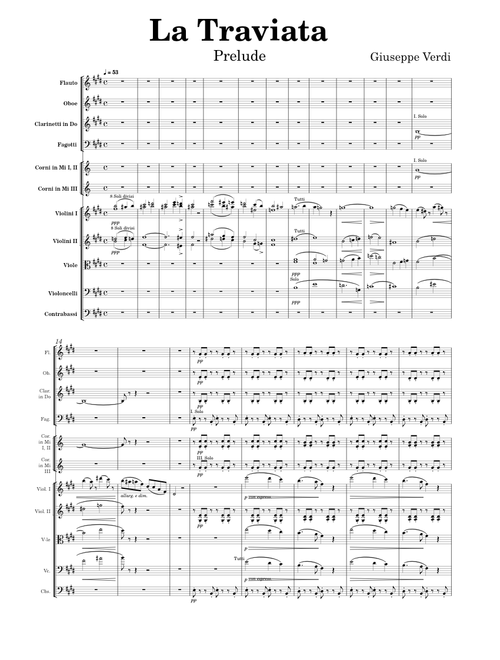 La Traviata: Prelude – Giuseppe Verdi