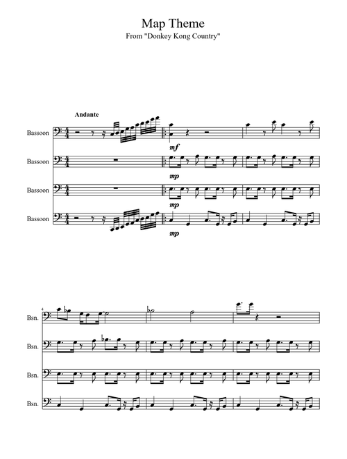 Map Theme From Donkey Kong County