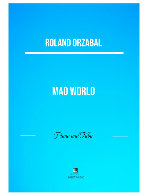 Mad World (Arr. ANDRE LAITANO) - Adam Lambert (Instrumental Duet and Piano)