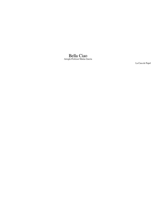 Bella Ciao Ukelele