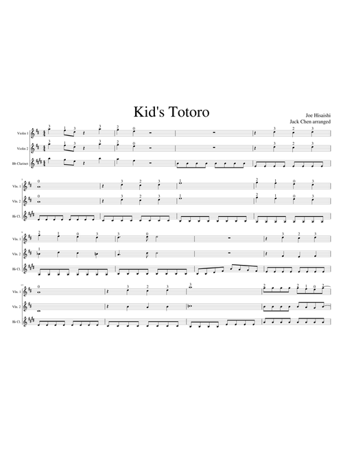 My Neighbor Totoro – Joe Hisaishi