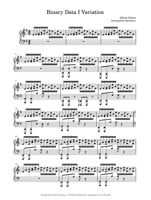 Binary Data I Variation – Alfonso Peduto