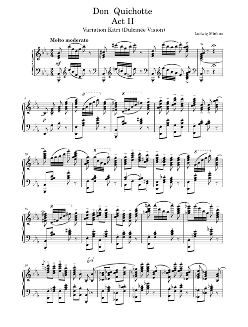 Don Quixote – Ludwig Minkus Kitri Variation Act II (Vision)