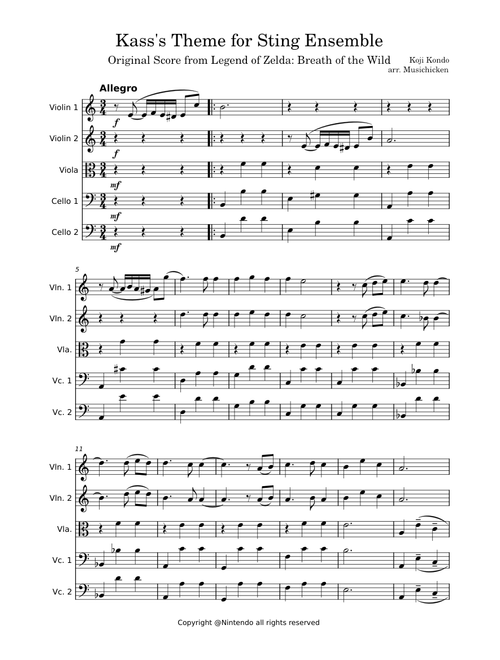 Kass's Theme – Manaka Kataoka Kass’s Theme For Strings