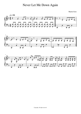 デペッシュ　モード　アンソロジー　Depeche Mode 楽譜　洋書　英語版 Free Depeche Mode sheet music | Download PDF or print on MuseScore.com