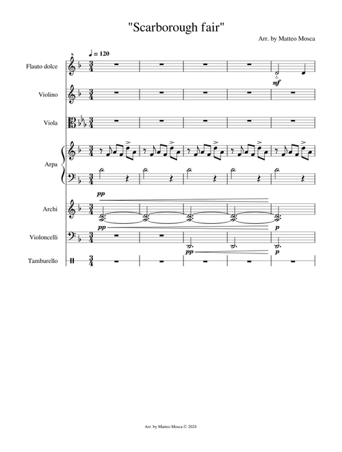 Scarborough fair – Misc Traditional