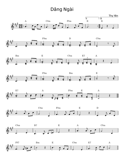 Dâng Ngài - Thy Yên