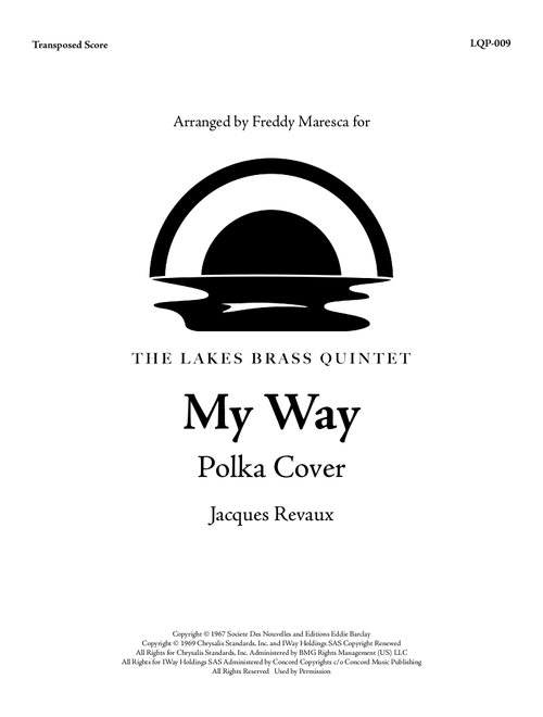 My Way (Arr. Freddy Maresca) - Elvis Presley (Brass Ensemble)