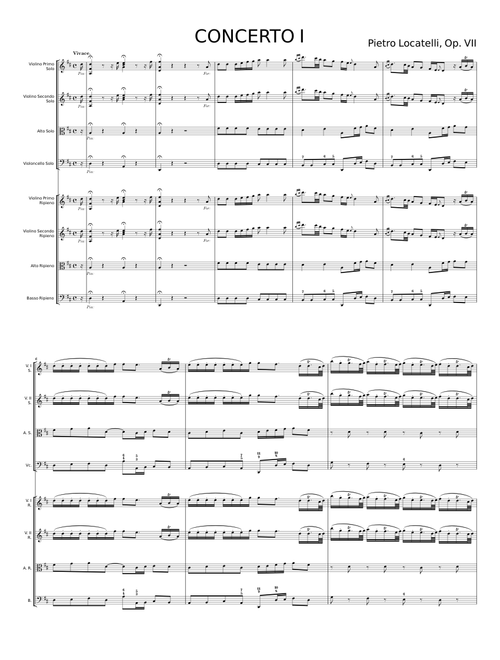 CONCERTO I - Pietro Locatelli