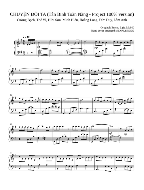Chuyện Đôi Ta (Tân Binh Toàn Năng - Project 100% version)