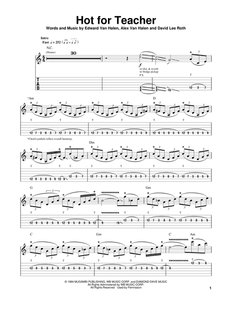Discover Van Halen - 1984 by van Halen on MuseScore.com. A cloud
