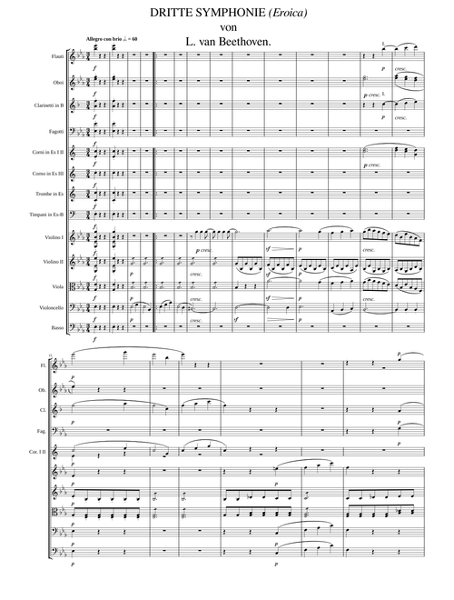 Symphony No. 3 in E Flat Major (Eroica) - Ludwig van Beethoven