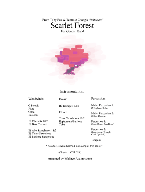 Deltarune Ch. 1 OST (019.) - SCARLET FOREST