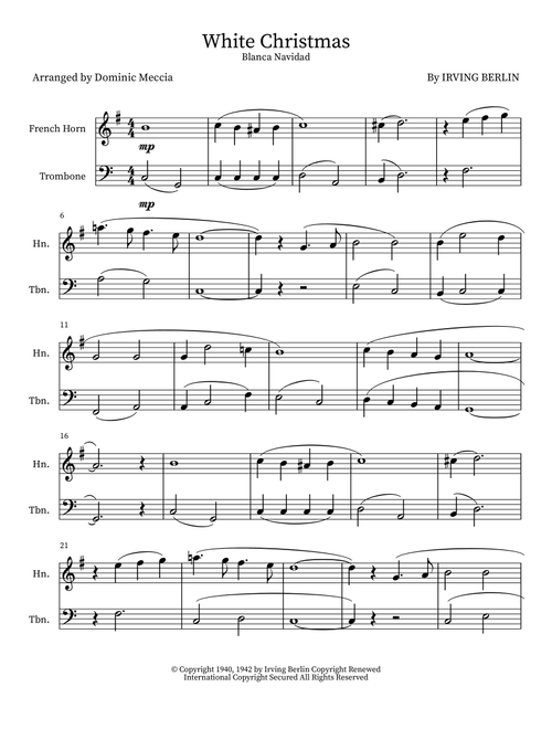 White Christmas (Arr. Dominic Meccia) - Dave Koz & Kelly Sweet (Instrumental Duet)