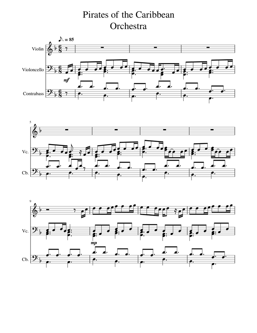 【吹奏楽譜】PIRATES OF THE CARIBBEAN パイレーツ・オブ・カリビアン～呪われた海賊たち～／Pirates of
