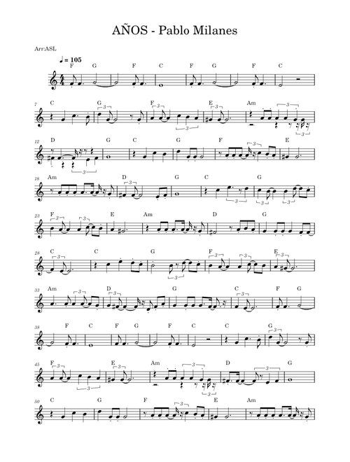 AÑOS – Pablo Milanés