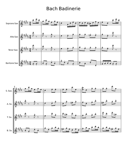 Badinerie - Johann Sebastian Bach