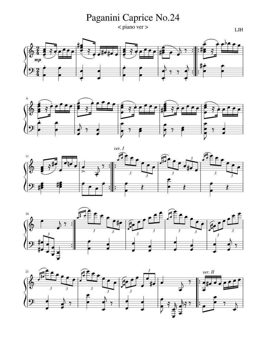 Paganini Caprice No 24 Sheet Music For Piano Solo Musescore paganini-caprice-no-24-sheet-music-for-piano-solo-musescore