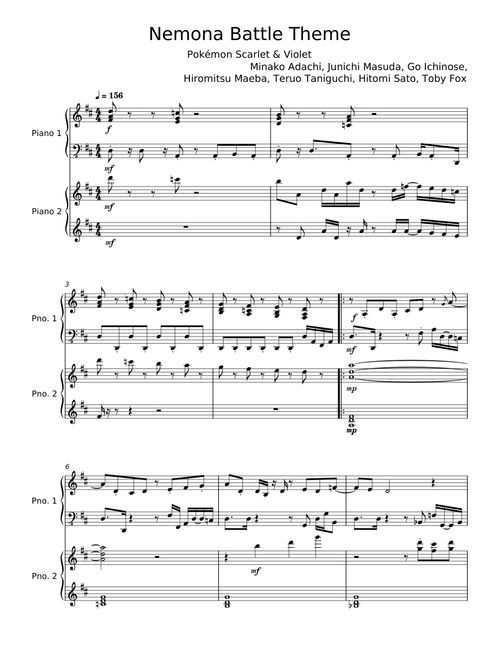 Nemona Final Battle Theme - Junichi Masuda